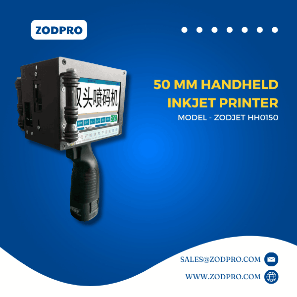 50 mm handheld inkjet printer