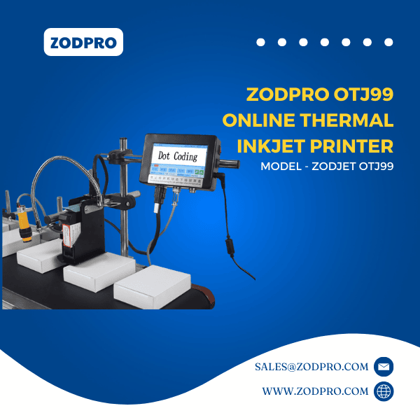 zodpro thermal inkjet date codign machine